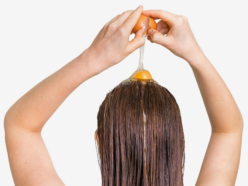 تقویت مو با تخم مرغ